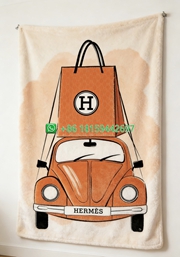Hermes Throw Blankets